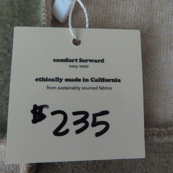 gronkulle Lu - Sage x Tan sherpa jacket sz 3 NWT $235 - Picture 5 of 6